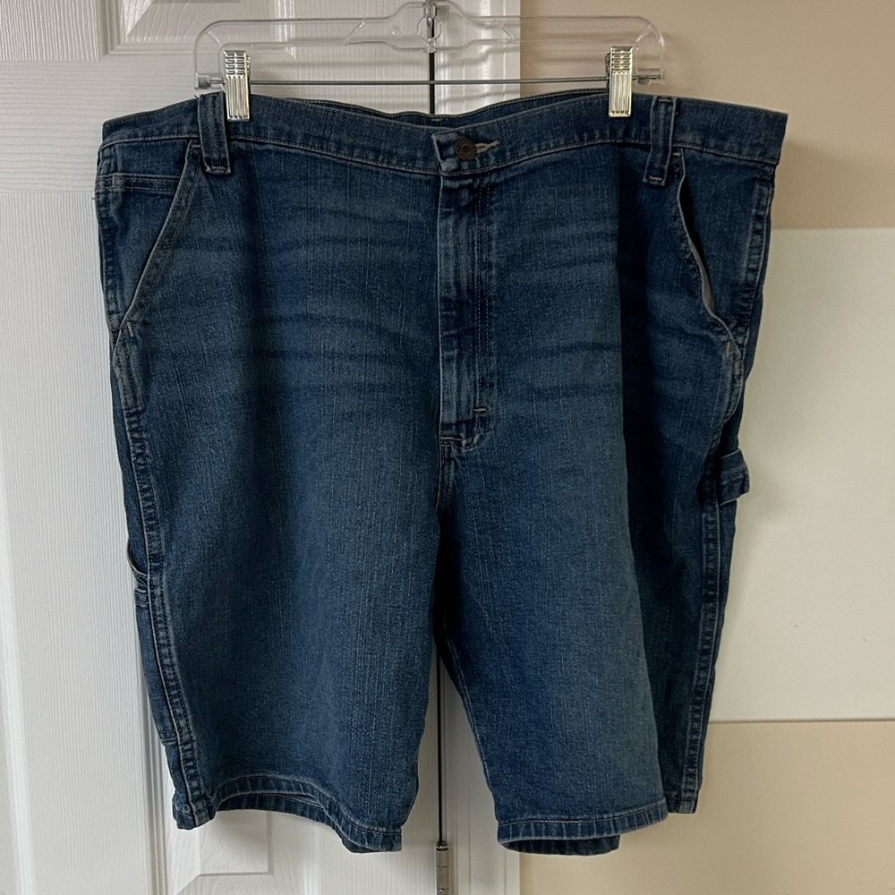 Wrangler Men's Dark Blue Jean Cargo Shorts